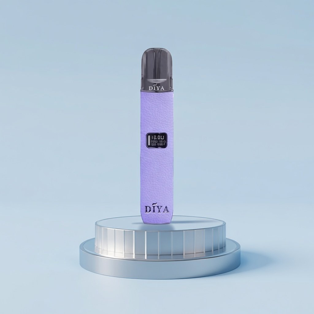 DIYA 叮啞皮革一代主機 極致工藝手工蒙皮、防刮耐磨彰顯不凡品味 LED 智慧螢幕 10W 強勁模式瞬時爆發濃郁層次 兼容一代煙彈 台灣現貨:圖片 2