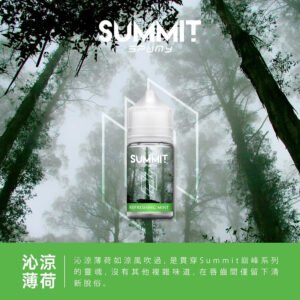 SPUMY Summit 巔峰極致 30mL 美系大廠調香工藝 純粹薄荷不帶雜質 順滑入喉不刺辣 小煙玩家激推款 台灣速發免等待